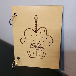 Cards Of Birthdays Past Card Organizer Wooden